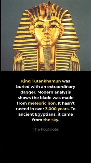 King Tut’s Dagger Was From SPACE ☄️