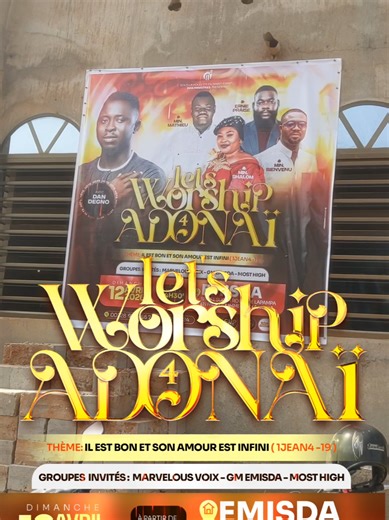 Let's Worship Adonaï de Chantre Dan @Serge Music #viral #viralvideo #videotiktok