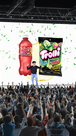 35K views · 183 reactions | NEW TROLLI MOUNTAIN DEW ANNOUNCED AT THIS YEARS SNACK CONFERENCE WHO ELSE IS FREAKING OUT | Mountain Dew | Facebook