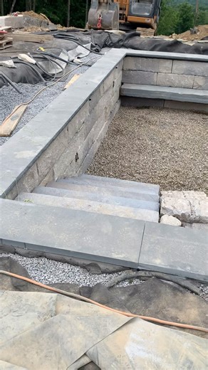 Jump in or use the stairs What would you do #deckerspondscapes #ponds #pond #waterfall #family #landscapedesigner #landscapearchitects #saratogahomebuilders #recreationponds #realestate #swim #strength #waterfallsny #engineers | Decker's Pondscapes