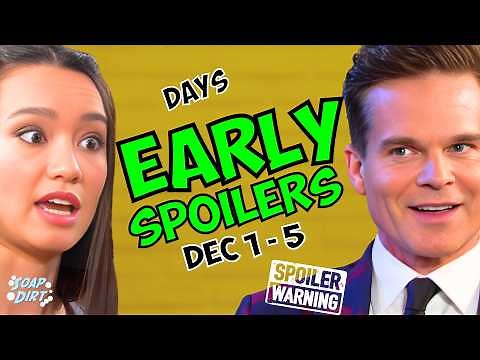 Days of our Lives Early Spoilers Dec 1-5: Sophia Creeps & Leo Proposes | Soap Dirt