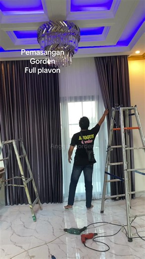 Pemasangan Gorden Full Plafon: Cara Cepat & Survey Ukuran