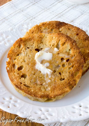 Quick 2-minute Low Carb Keto English Muffin Recipe - Sugar-Free Mom