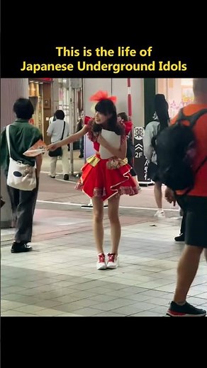 This is the life of JAPANESE Undergroud Idols #Japan #Tokyo #IdolCulture #japaneseidol