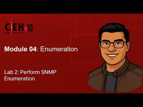 Module 04 - Lab 2: Perform SNMP Enumeration