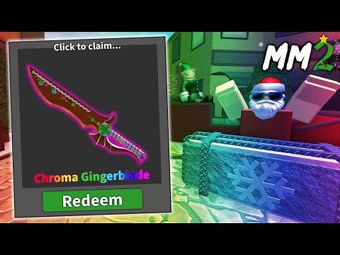 I GOT THE NEW CHROMA GINGERBLADE! (300 KEY MM2 UNBOXING)