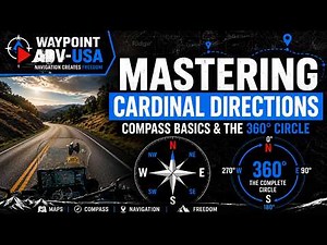 Lost No More: Cardinal Directions, Compass Rose & Compass Basics Explained. Foundation of Navigation