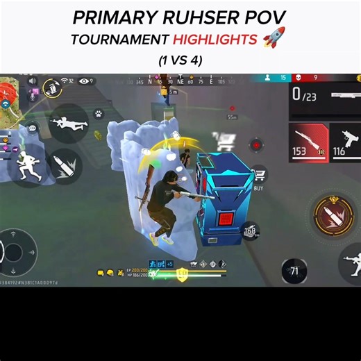 1 vs 4 GTR Esports ☠️ Tournament Highlights Free Fire 🚀