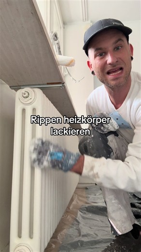 Rippen Heizkörper lackieren #foryou #fyp #viral #fürdich #trend