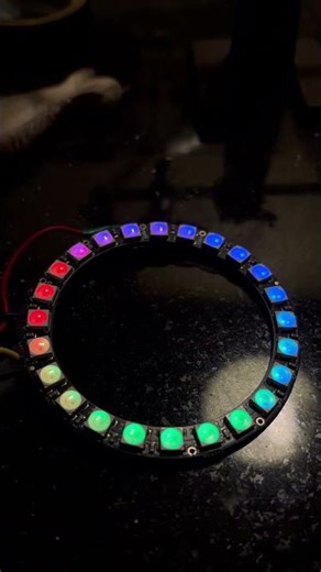 Excited with #neopixel #adafruit #arduinouno #arduinoproject