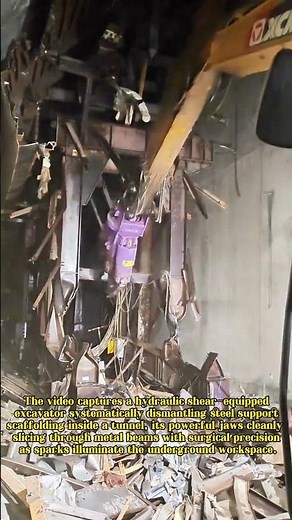 Steel Demolition: The Tunnel's Metal Transformation!
