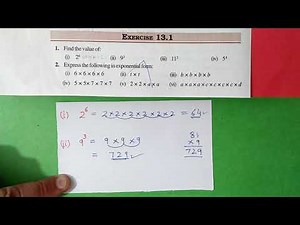 Q.1, Ex.11.1 Chapter:11 Exponents And Powers | New Ncert Maths Class 7 | Cbse