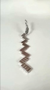 Magnetic Chain Reaction of Block Magnets #satisfying #neodymiummagnet