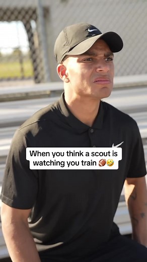 When a Scout Comes to Watch You Train