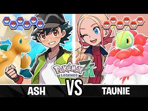 Ash vs Taunie - Pokemon Battle - Legends Z-A