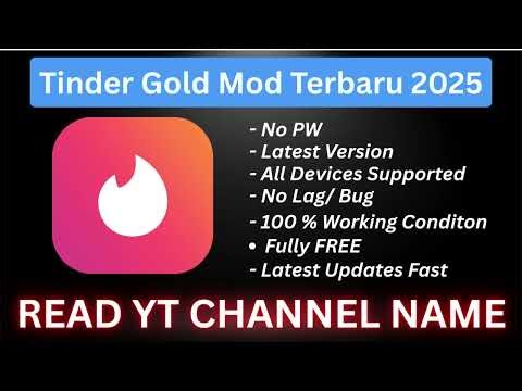 TINDER GOLD MOD TERBARU 2026 | TINDER GOLD LATEST MOD - 100% WORKING