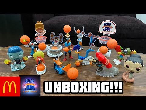SPACE JAM 2: A NEW LEGACY McDonald’s Collection UNBOXING!!