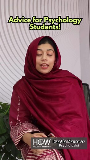 Advice for Psychology Students! #psychology #clinicalpsychology #psychologycourses #psychologyinpakistan #houseofwellness #internship #psychologyinternship #psychotherapy #counseling #lifecoaching #mentalhealthmatters #organizationalpsychology