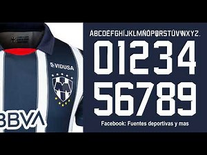 Tipografia Monterrey 2024 - 2025 Monterrey Font 2024 - 2025 Fonte Monterrey 2024