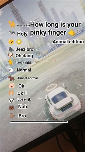 how long is your pinky finger#3 animal edition #fypシ゚viral #taiaysha #kiyo..