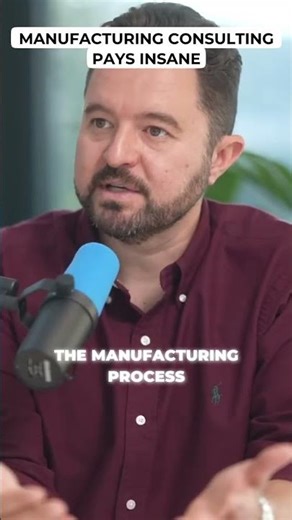 Manufacturing Consulting Pays Insane