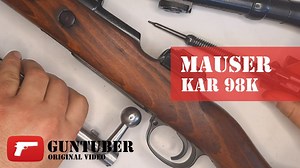 Mauser Kar 98K 7.92×57mm - How to Disassembly and Reassembly (Field Strip) The Karabiner 98 kurz (German: [kaʁaˈbiːnɐ ˌʔaxtʔʊntˈnɔʏntsɪç ˈkʊɐ̯ts]; "carbine 98 short"), often abbreviated Kar98k or K98k and often incorrectly referred to as a "K98" (which was a Polish carbine), is a bolt-action rifle chambered for the 7.92×57mm Mauser cartridge that was adopted on 21 June 1935 as the standard service rifle by the German Wehrmacht.[1] It was one of the final developments in the long line of Mauser m