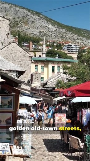 The European City That Doesn’t Look European 😳🌍✨ | MOSTAR 🇧🇦🔥#travel #shorts #bosnia