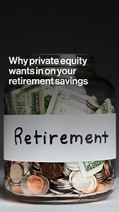 6K views · 16 reactions | Private equity is looking for new ways to raise capital — and it’s eyeing a $12 trillion piece of America’s retirement market. On today’s Big Take podcast, Sarah Holder chats with Allison McNeely who takes us inside PE’s push for the 401(k). https://trib.al/ldLqAik | Bloomberg | Facebook