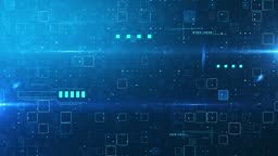 Programming code abstract technology background footage,concept of...