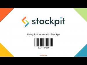 Using barcodes with Stockpit