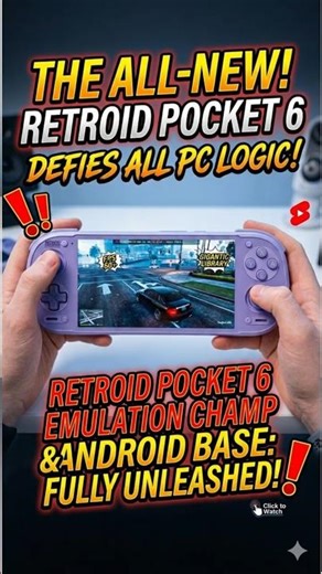 GTA 5 on Android Gaming handheld ! 😱 Retroid Pocket 6 PC Test