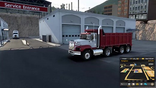 Crazy American Truck Simulator Dump Truck Mod
