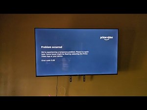 Prime Video Error Code 0.28