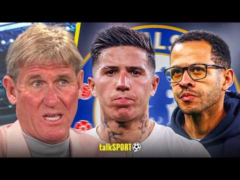 "IDIOT RAMBLINGS!" Simon Jordan TAKES AIM at Enzo Fernandez after Liam Rosenior DROPS Chelsea Star!
