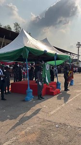 Governor Uzodimma makes his address at the flag off of the Imo Vigilante Organization at Rear Admiral Ndubuisi Kanu Square #HopeNewAndElectronicMediaCenter | Imo State New Media