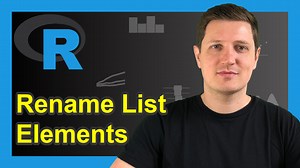 Rename List Elements in R (2 Examples) | Change Name of All / One Item