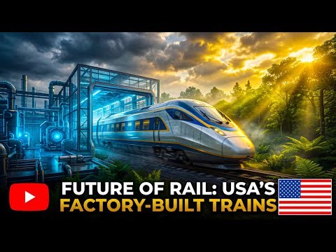 Inside America’s Train Factory 🚆 | Step-by-Step Train Manufacturing in 4K
