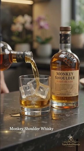 🥃 Monkey Shoulder + Tonic Water 🍋🍯 | Easy Whisky Cocktail #shorts
