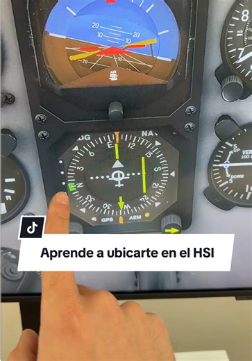 Cómo ubicarte en el HSI fácilmente durante el vuelo