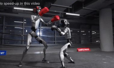 China’s Unitree 1.8m humanoid robot knocks out rival bot in boxing bout - VnExpress International