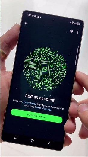 How to add Multiple Accounts on WhatsApp 👆🏻👆🏻 #shorts