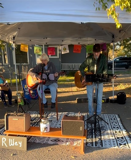 1.1K views · 14 reactions | “Fire and Rain” cover of a James Taylor song. Last day of the Aztec Market for the season. Cold and Windy, almost too tired for this last song!! Thank you all for listening, it’s been a great adventure! | A Song For Your Day | Facebook