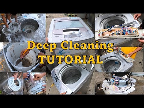 Washing Machine Deep Cleaning Tutorial