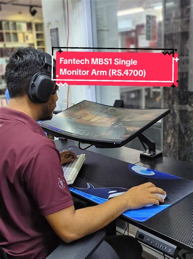 🖥️ More Space. Better Setup. 🔥 Upgrade your desk with the Fantech MBS1 Single Monitor Arm — flexible, sturdy, and perfect for gaming or work! 💻🎮 #Fantech #FantechNepal #MBS1 #MonitorArm #GamingSetup
