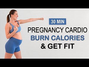 30 MIN PREGNANCY CARDIO WORKOUT | Get Fit & Burn Calories | Safe for all Trimesters | No Repeat