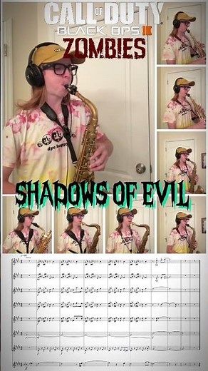 Shadows of Evil Round Change - Call of Duty: Black Ops 3 Zombies. #saxophone #blackops #callofduty