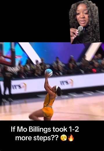 Here’s come the hate in 5..4..3..2… 😂 I thought it looked clean !! Her take off was just a little too early 🔥 #unrivaled #unrivaledbasketball #moniquebillings #womenshoops #dunk