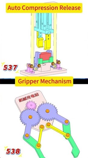 35 Gripper Mechanism+Automatic Compression Release