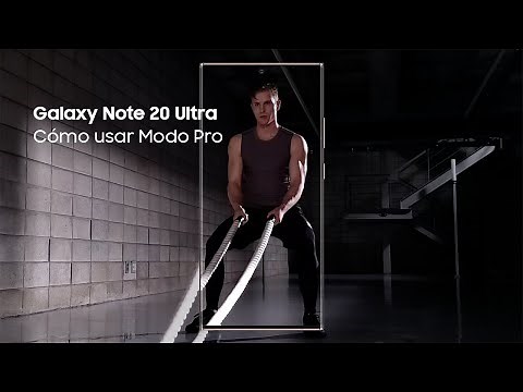 Galaxy Note20 | ¿Cómo usar el modo pro en video?