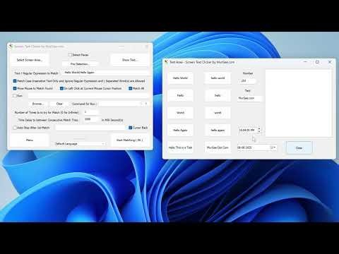 Auto Click on Screen Text with Screen Text Clicker